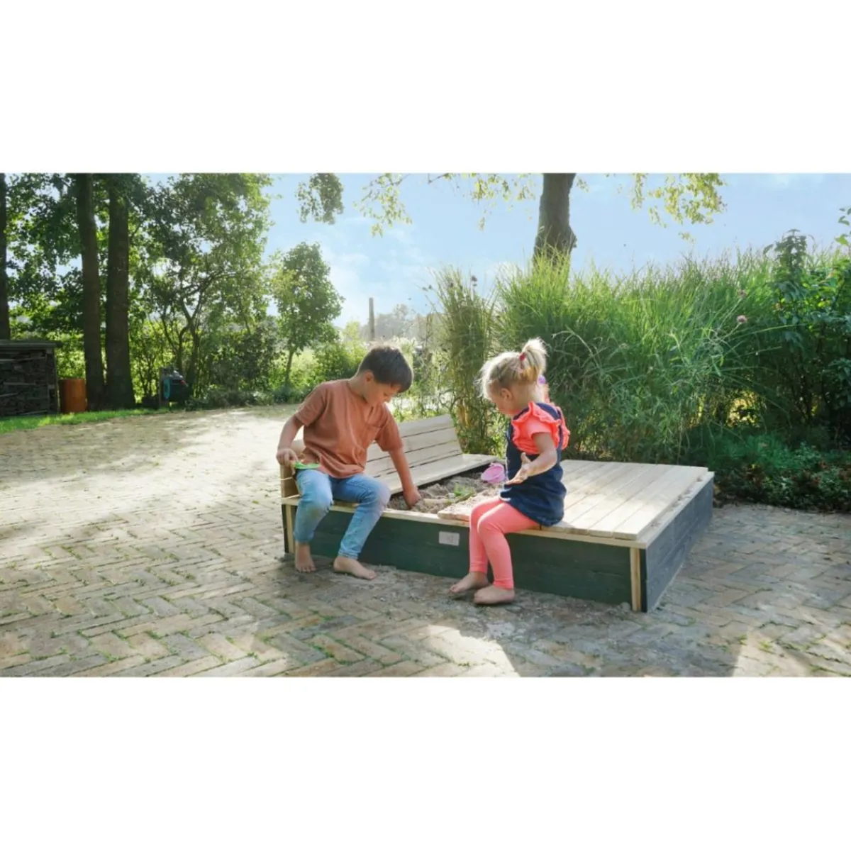 Exit - Arenero de madera Aksent 136 x 132 cm*Exit Toys Discount