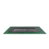New Exit - Cama elástica de suelo Dynamic 244 x 427 cm negro con perímetro de seguridad Camas Elásticas