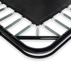 New Exit - Cama elástica de suelo Dynamic 244 x 427 cm negro con perímetro de seguridad Camas Elásticas