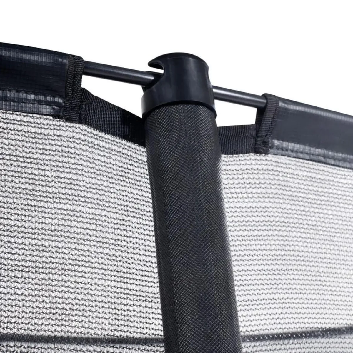 Online Exit - Cama elástica de suelo Dynamic 427 cm negro con red de seguridad Camas Elásticas