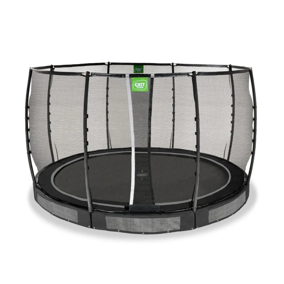Hot Exit - Cama elástica de suelo Allure Premium 366 cm negro Camas Elásticas