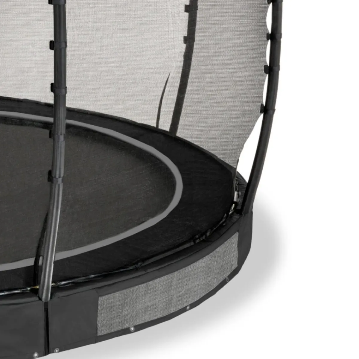 Hot Exit - Cama elástica de suelo Allure Premium 366 cm negro Camas Elásticas