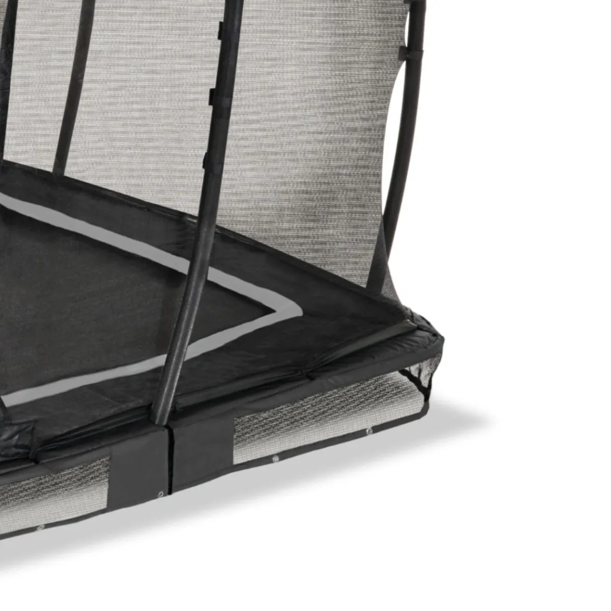 Best Exit - Cama elástica de suelo Allure Premium 244 x 427 cm negro Camas Elásticas