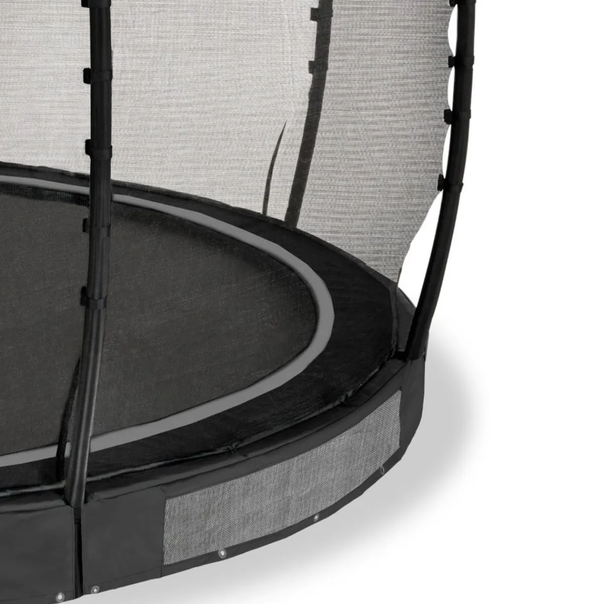 Hot Exit - Cama elástica de suelo Allure Classic 305 cm negro Camas Elásticas