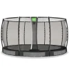 Exit - Cama elástica de suelo Allure Premium 427 cm negro*Exit Toys