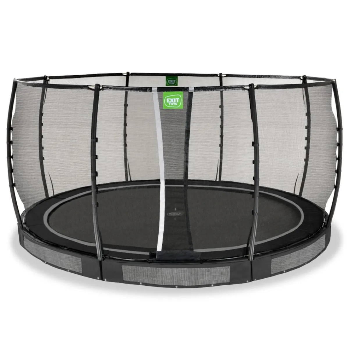 Exit - Cama elástica de suelo Allure Premium 427 cm negro*Exit Toys