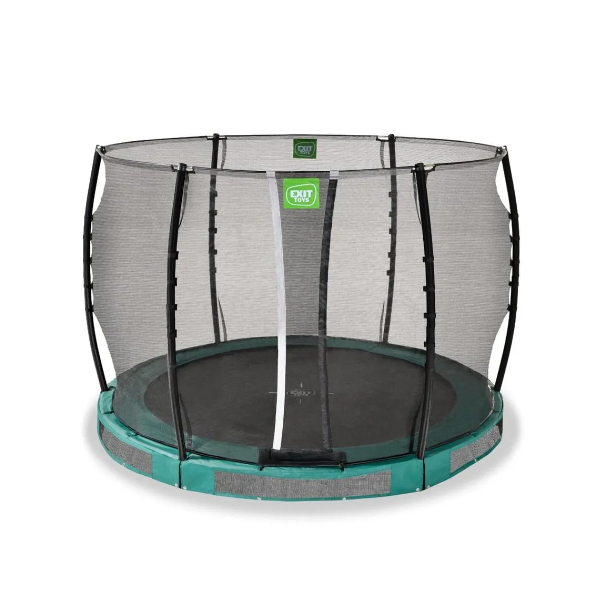 Exit - Cama elástica de suelo Allure Classic 305 cm verde Camas Elásticas