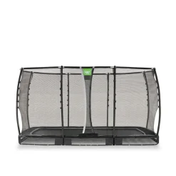 Exit - Cama elástica de suelo Allure Premium 214 x 366 cm negro Camas Elásticas