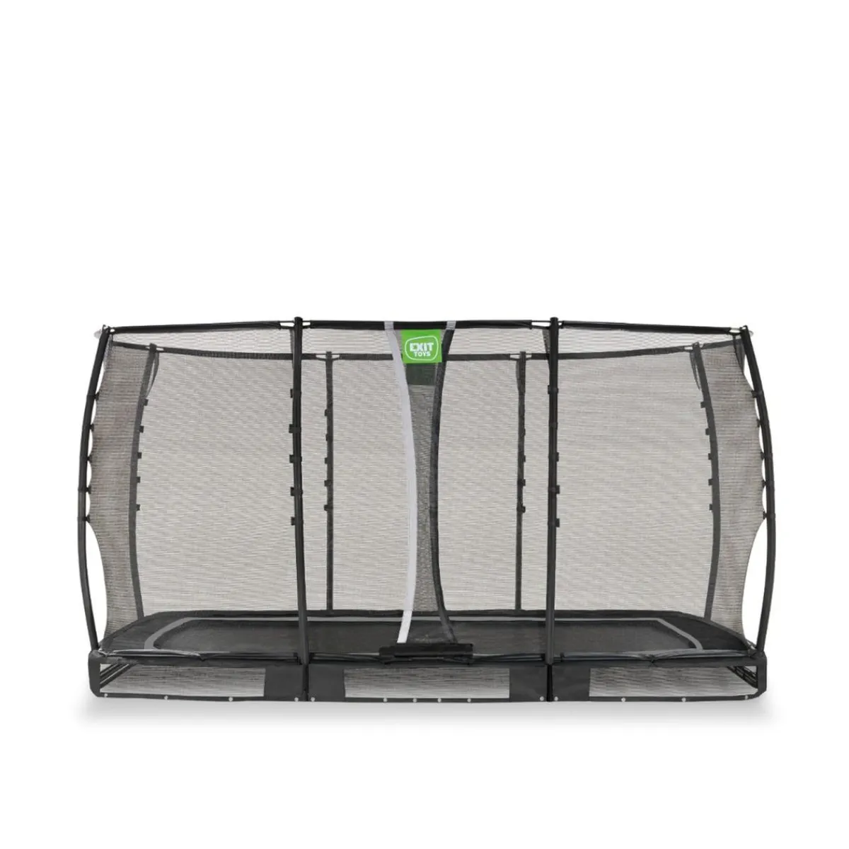 Exit - Cama elástica de suelo Allure Premium 214 x 366 cm negro Camas Elásticas