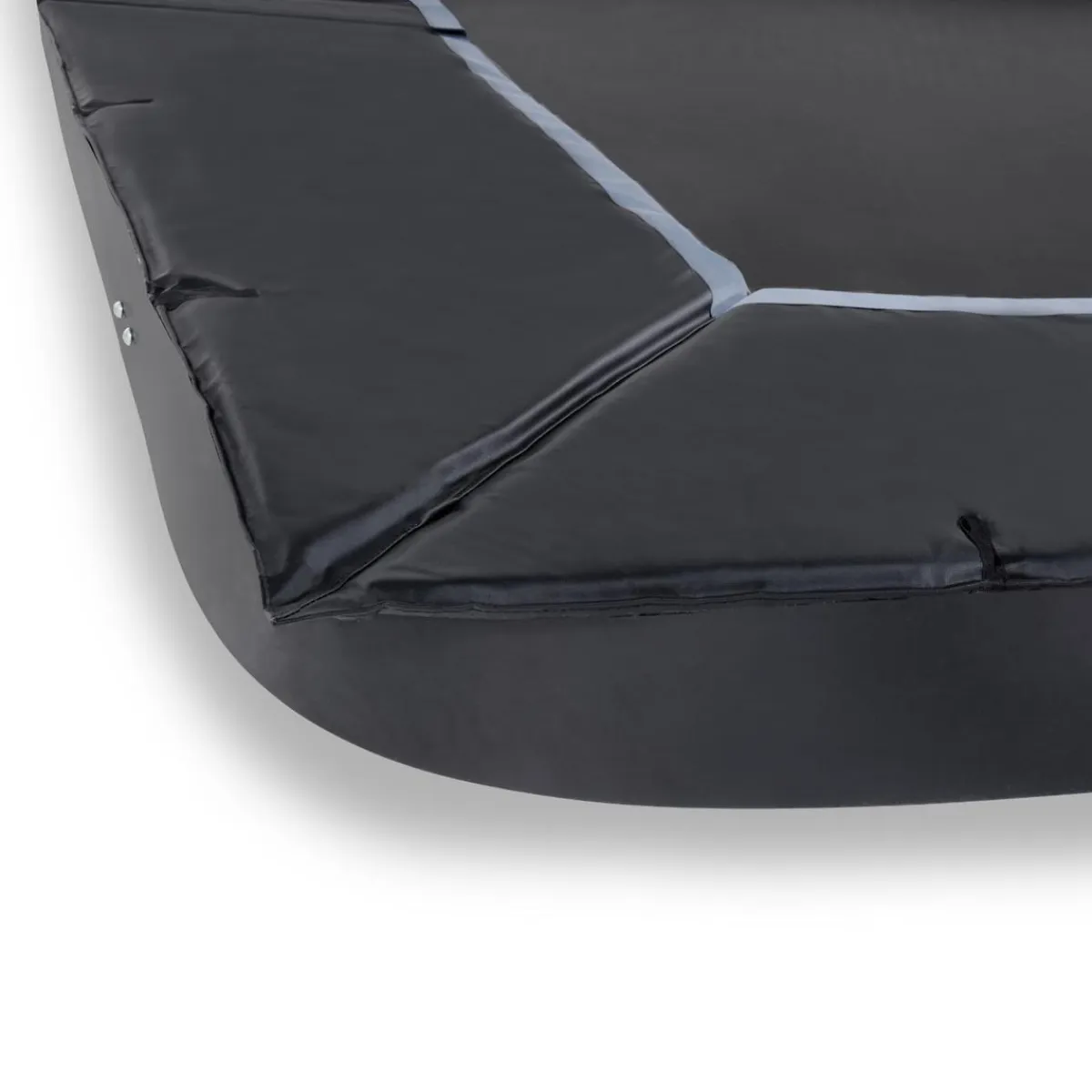 Exit - Cama elástica de suelo Dynamic 275 x 458 cm negro con red de seguridad*Exit Toys
