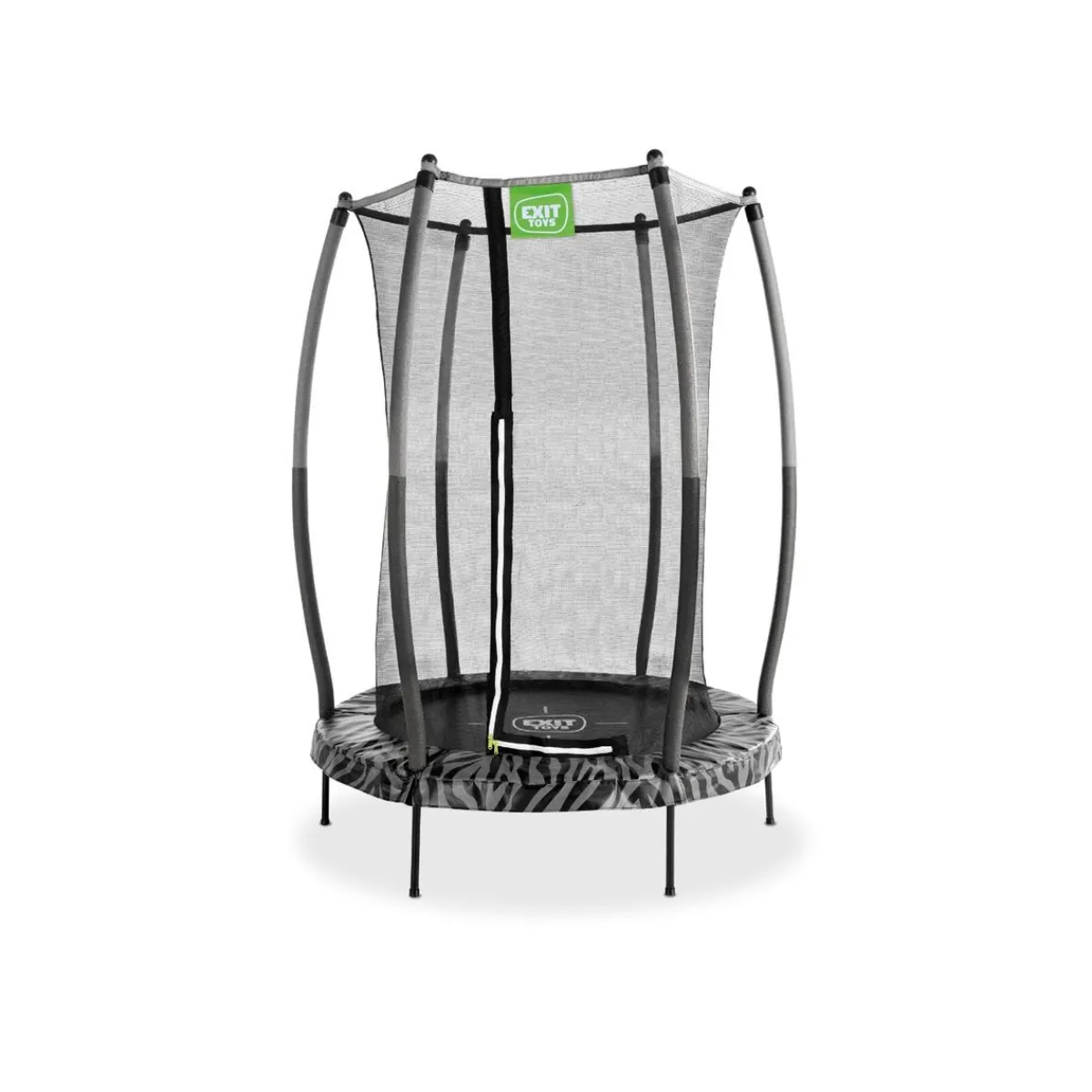 Exit - Cama elástica Junior Tiggy negro/gris con red de seguridad*Exit Toys Clearance