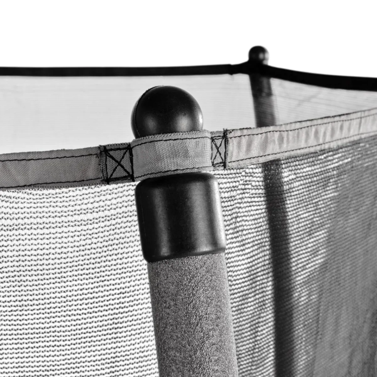 Exit - Cama elástica Junior Tiggy negro/gris con red de seguridad*Exit Toys Clearance