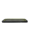 EXIT - Cama elástica rectangular con acolchado negro 244 cm*Exit Toys
