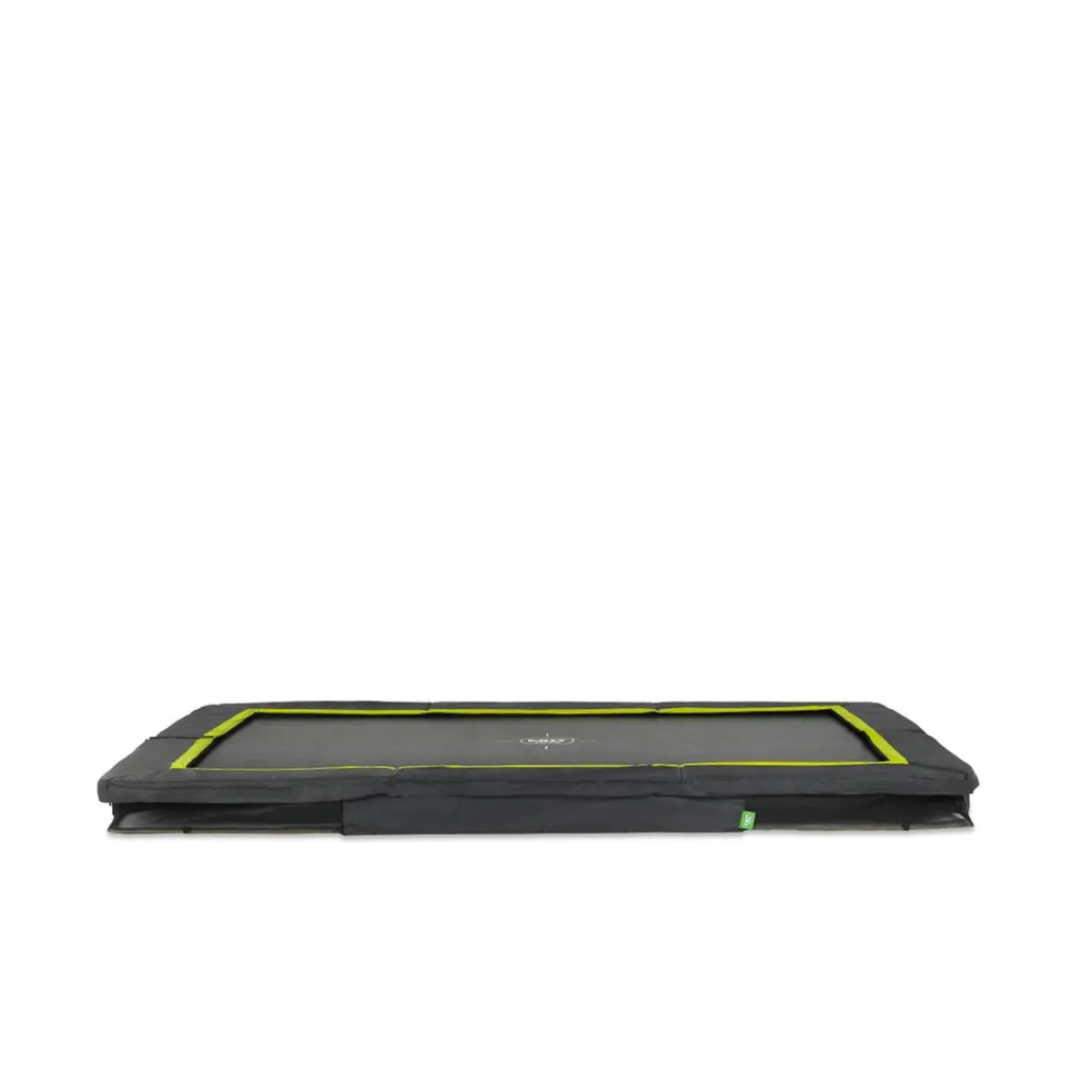 Clearance EXIT - Cama elástica rectangular con acolchado negro 214 cm Camas Elásticas