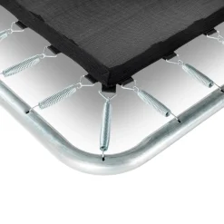Clearance EXIT - Cama elástica rectangular con acolchado negro 214 cm Camas Elásticas