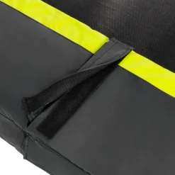 Clearance EXIT - Cama elástica rectangular con acolchado negro 214 cm Camas Elásticas