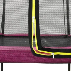 Outlet Exit - Cama elástica Silhouette rectangular rosa 214 cm Camas Elásticas