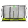 Exit - Cama elástica Silhouette rectangular de suelo verde 244 cm*Exit Toys Sale