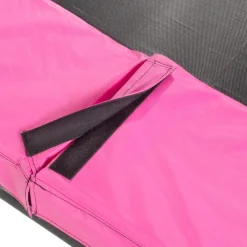 Exit - Cama elástica Silhouette redonda de suelo rosa 244 cm*Exit Toys Discount