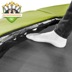 Exit - Cama elástica Silhouette redonda verde 244 cm*Exit Toys New