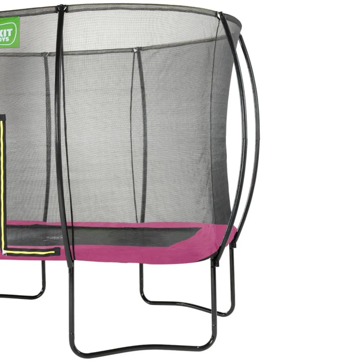 Outlet Exit - Cama elástica Silhouette rectangular rosa 244 cm Camas Elásticas