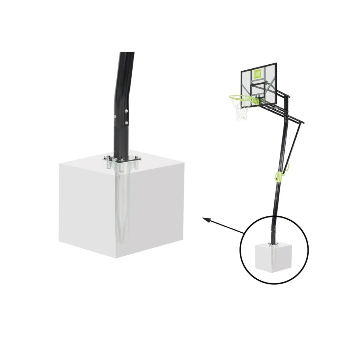 Exit - Canasta de baloncesto Galaxy para suelo*Exit Toys Sale