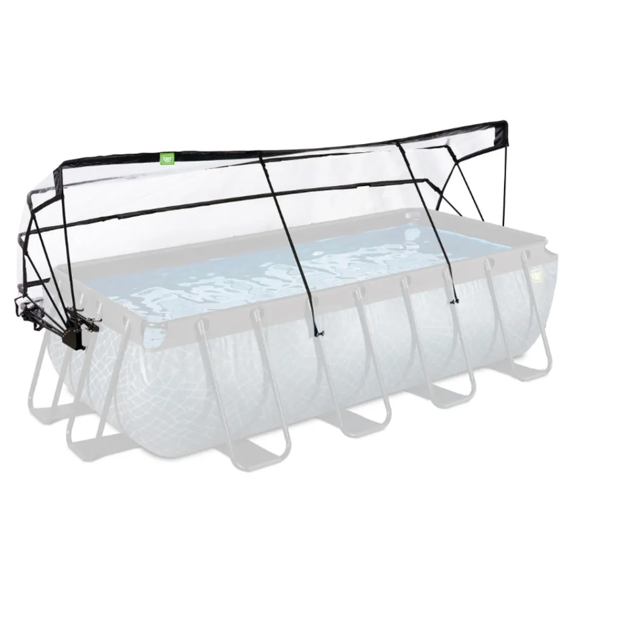EXIT - Cúpula de piscina rectangular 400 cm*Exit Toys Outlet