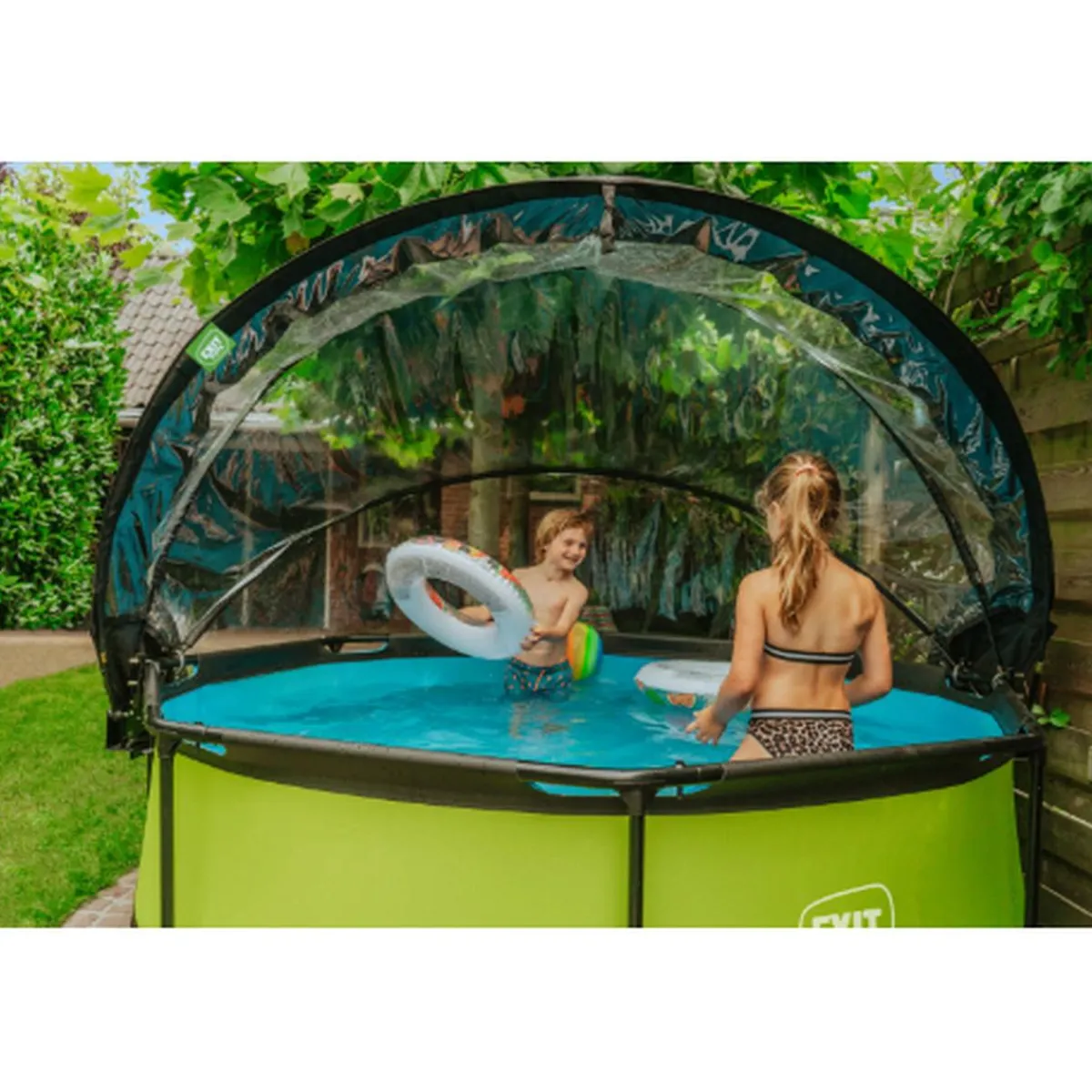 EXIT - Cúpula de piscina redonda 244 cm*Exit Toys Discount
