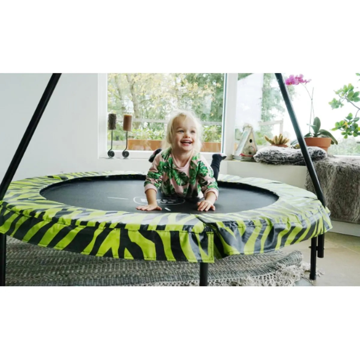 EXIT - Mini Cama elástica redonda sin red 140 cm*Exit Toys Best