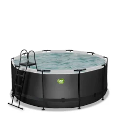Exit - Piscina Black Leather diámetro 360 x 122 cm con filtro de arena*Exit Toys Sale