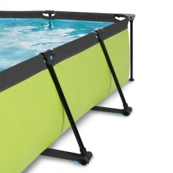 Exit - Piscina Lime verde 300 x 200 x 65 cm con filtro y cúpula transparente*Exit Toys Clearance