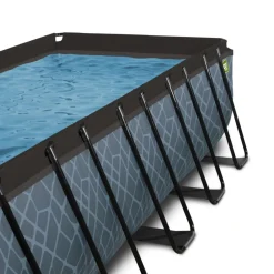 New Exit - Piscina Stone gris 540 x 250 x 100 cm con filtro de arena Piscinas|Juguetes De Verano