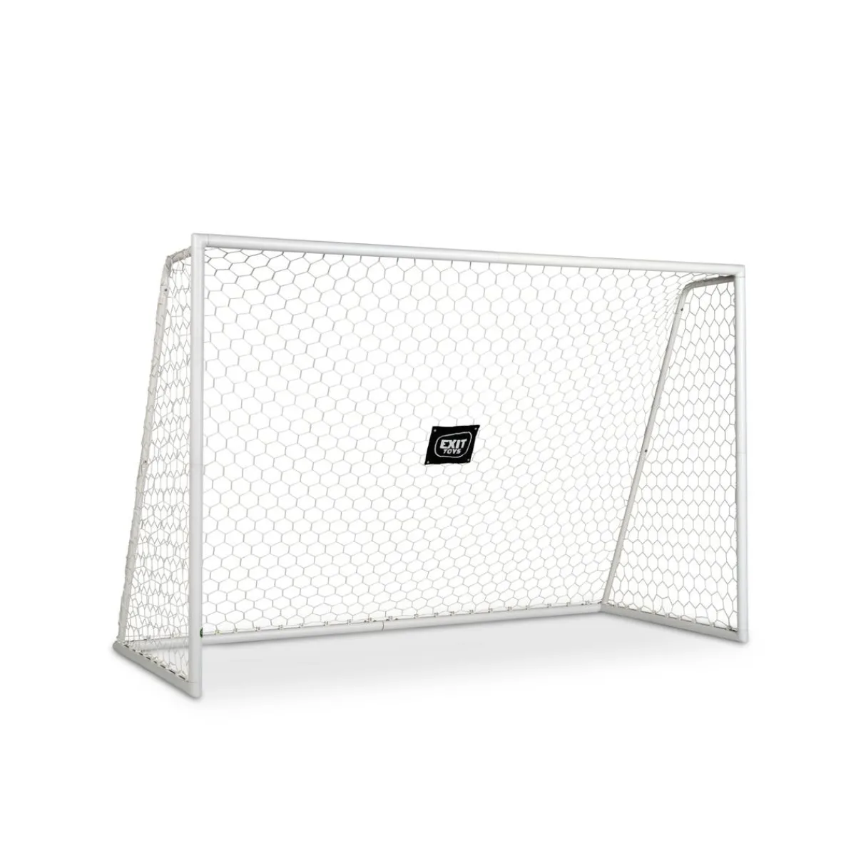 Hot Exit - Portería de fútbol Aluminio Scala 300 x 200 Blanco Deportes
