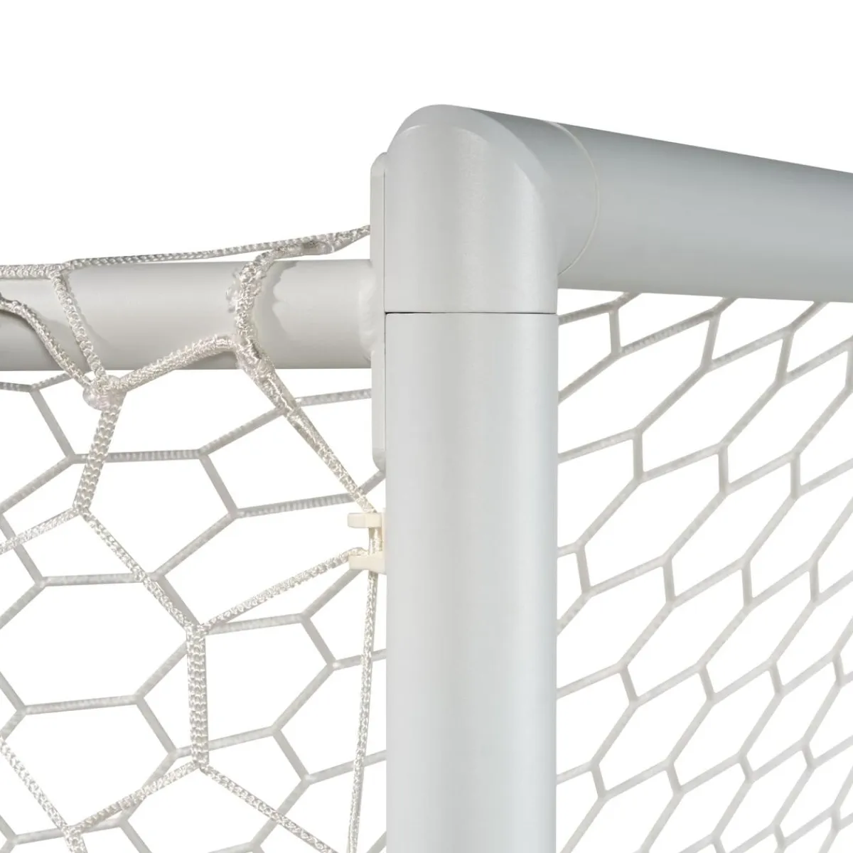 Hot Exit - Portería de fútbol Aluminio Scala 300 x 200 Blanco Deportes