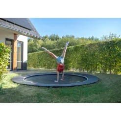 Sale Exit - Trampolín deportivo de suelo Dynamic 366 cm negro Camas Elásticas