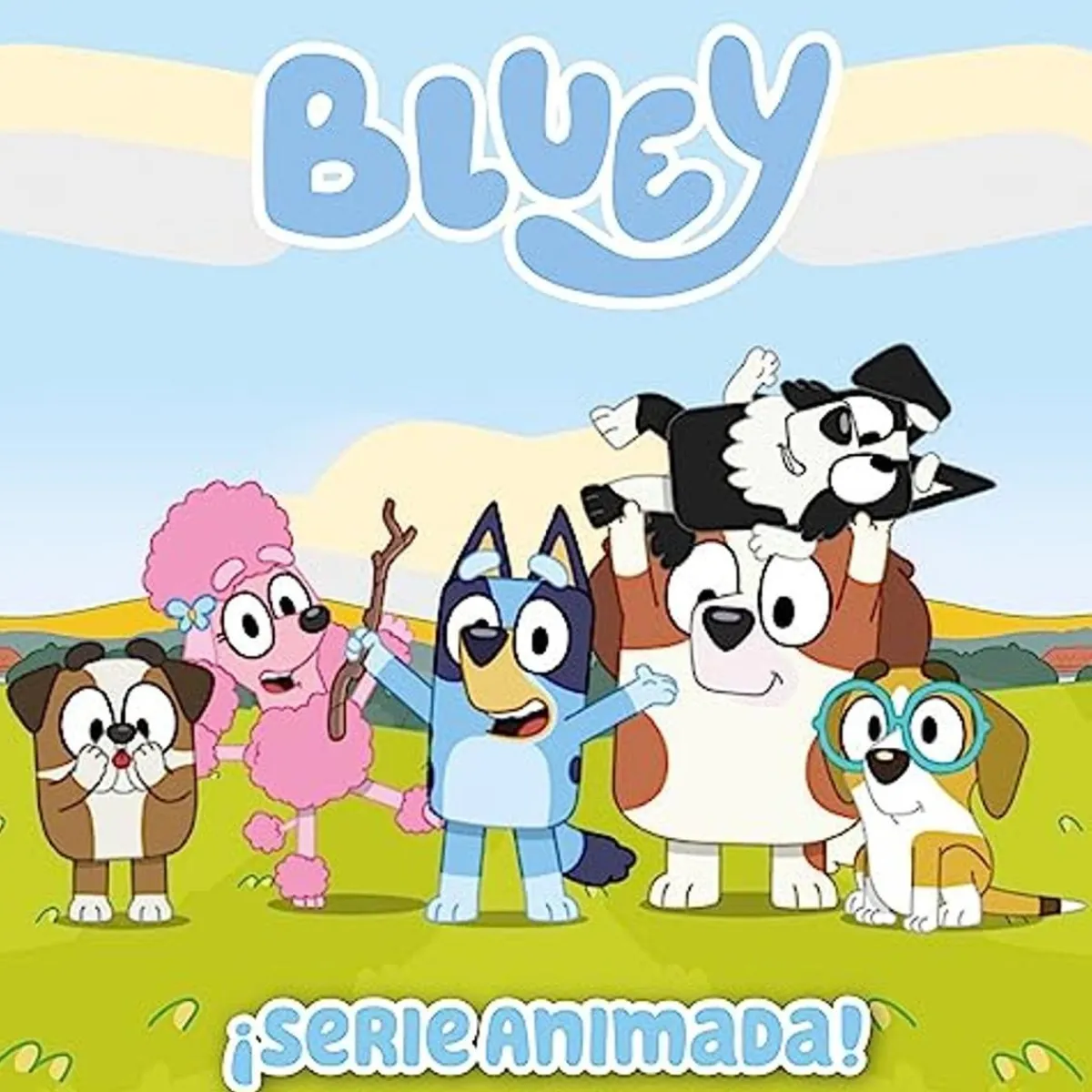 Clearance - Bluey - Pack 4 Figuras articuladas de personajes de Serie de Dibujos Animados ㅤ Coleccionables Y Mini Mundos