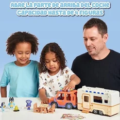 Outlet - Bluey - Vehículo de vacaciones con tablas de surf y figurita articulada ㅤ Coleccionables Y Mini Mundos