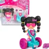 Famosa - Set de Juguete: Mini Figura Pop&Swap con Vehículo y Accesorios Flúor*PINYPON Hot