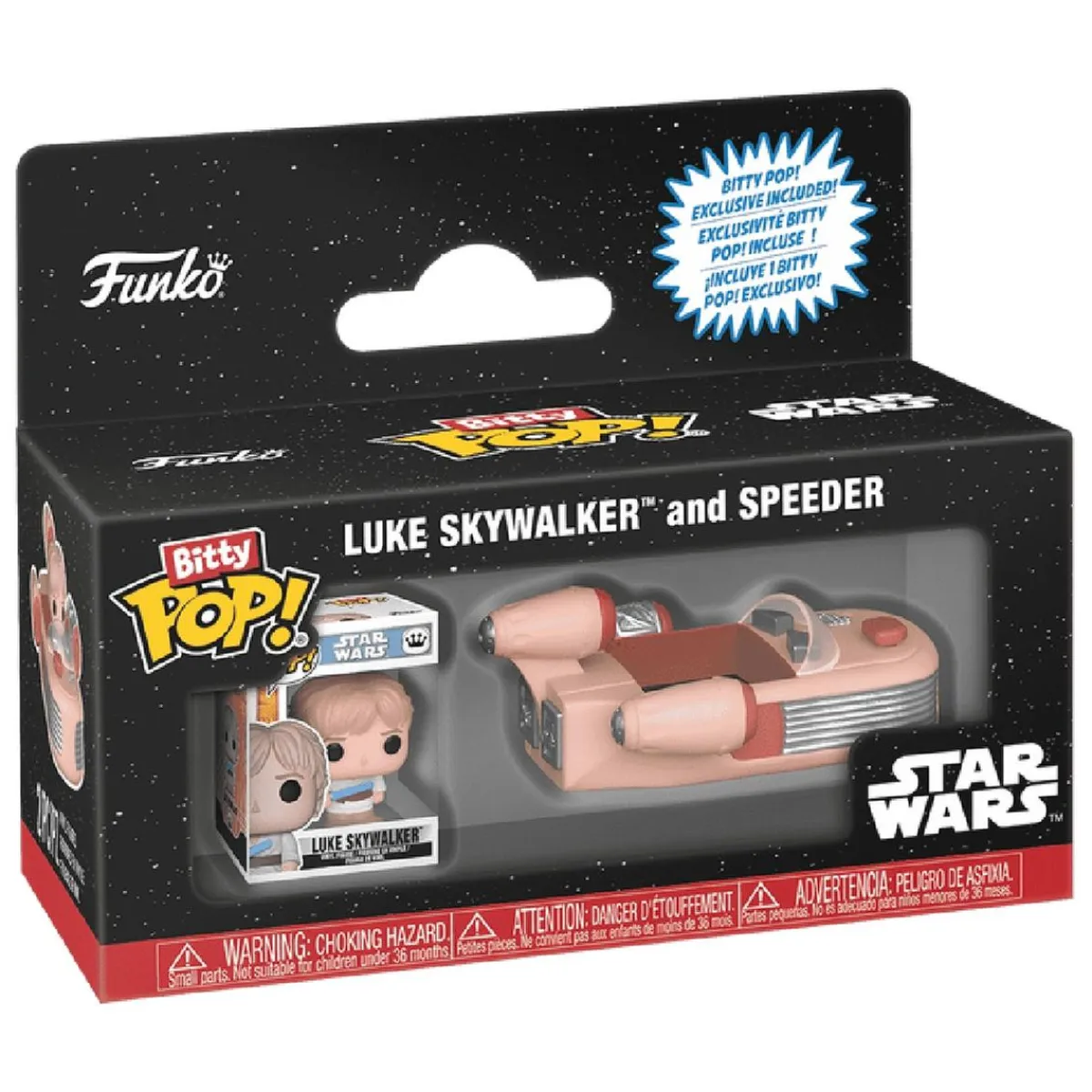 Discount Funko Bitty Pop! Rides - Star Wars - Luke Skywalker y Speeder Friki Zone