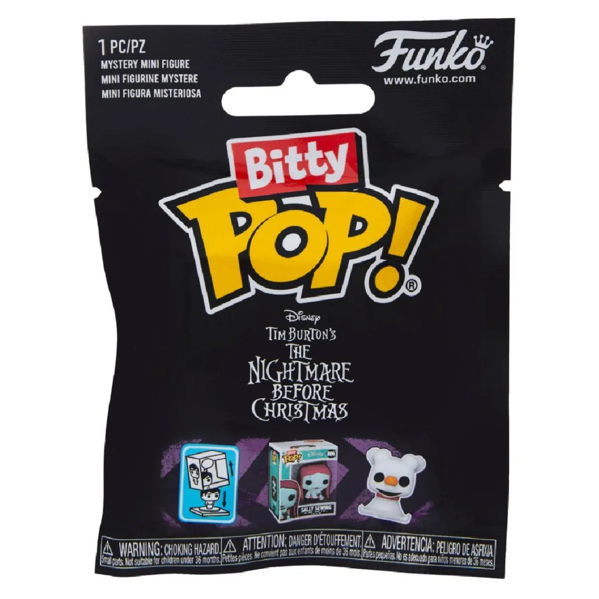 Best Funko Bitty Pop! Singles - Pesadilla antes de Navidad - Sobre con figura sorpresa Friki Zone