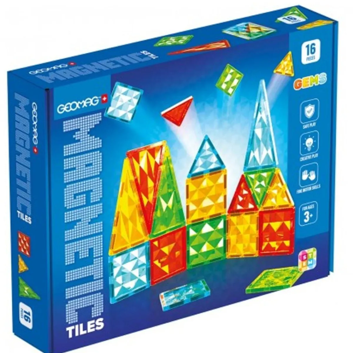 Geomag - Magnetic Tiles Gemas*GEOMAC Best