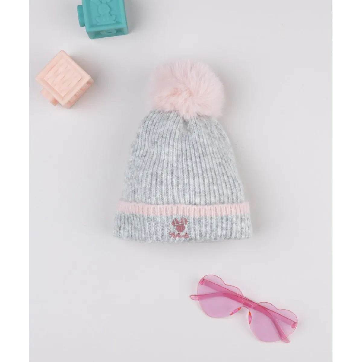 Outlet Gorro de punto con pompón Minnie para niña Calzado Y Accesorios·Accesorios Y Complementos