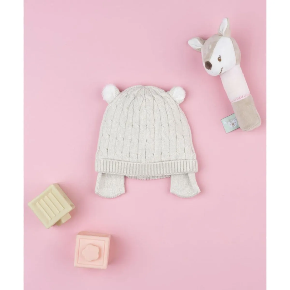 Best Gorro tricot beige con orejas Recién Nacido·Primeras Salidas|Primeras Salidas·Gorros, Viseras Y Manoplas