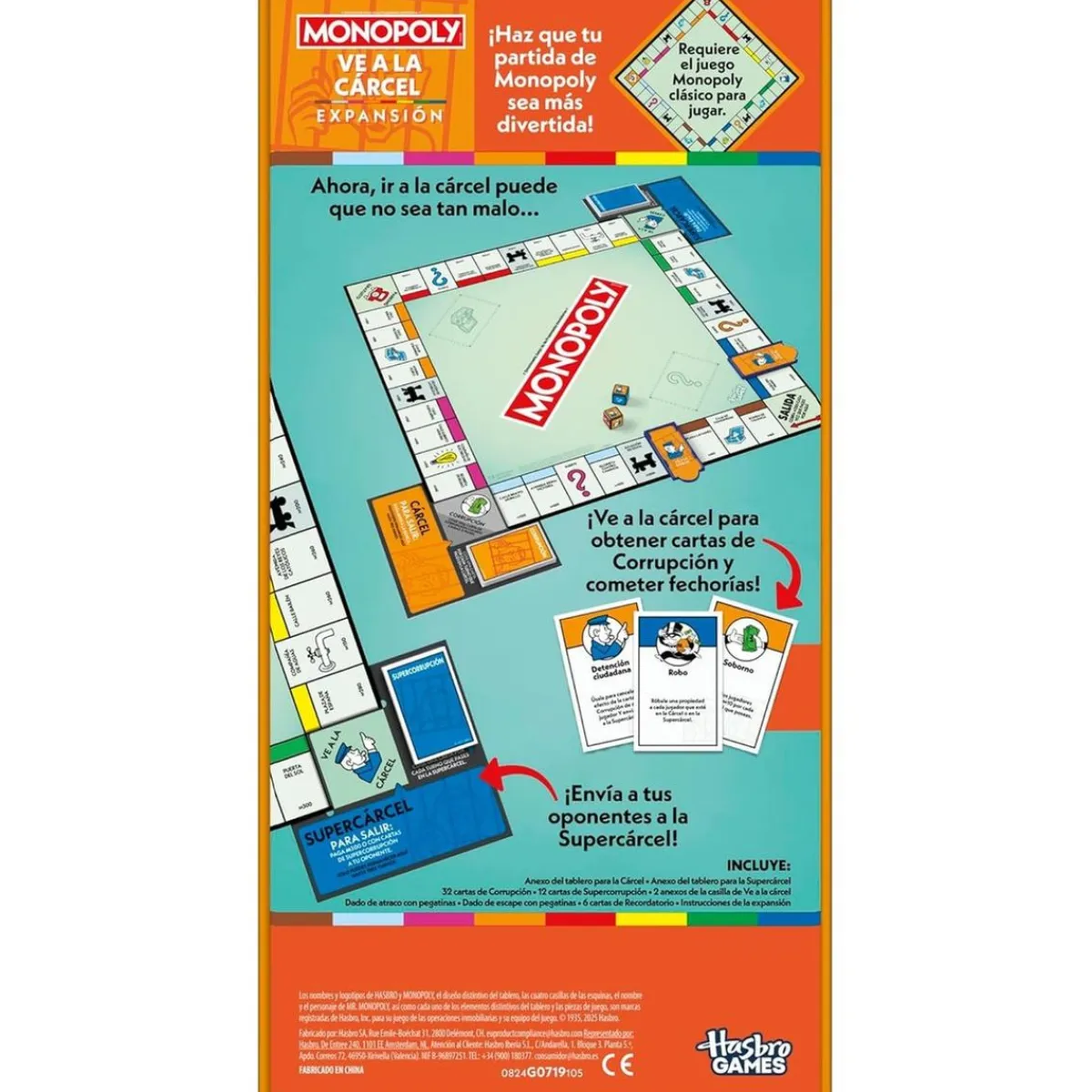 Clearance Hasbro - Monopoly Expansión Ve a la cárcel Juegos Y Puzzles|Friki Zone