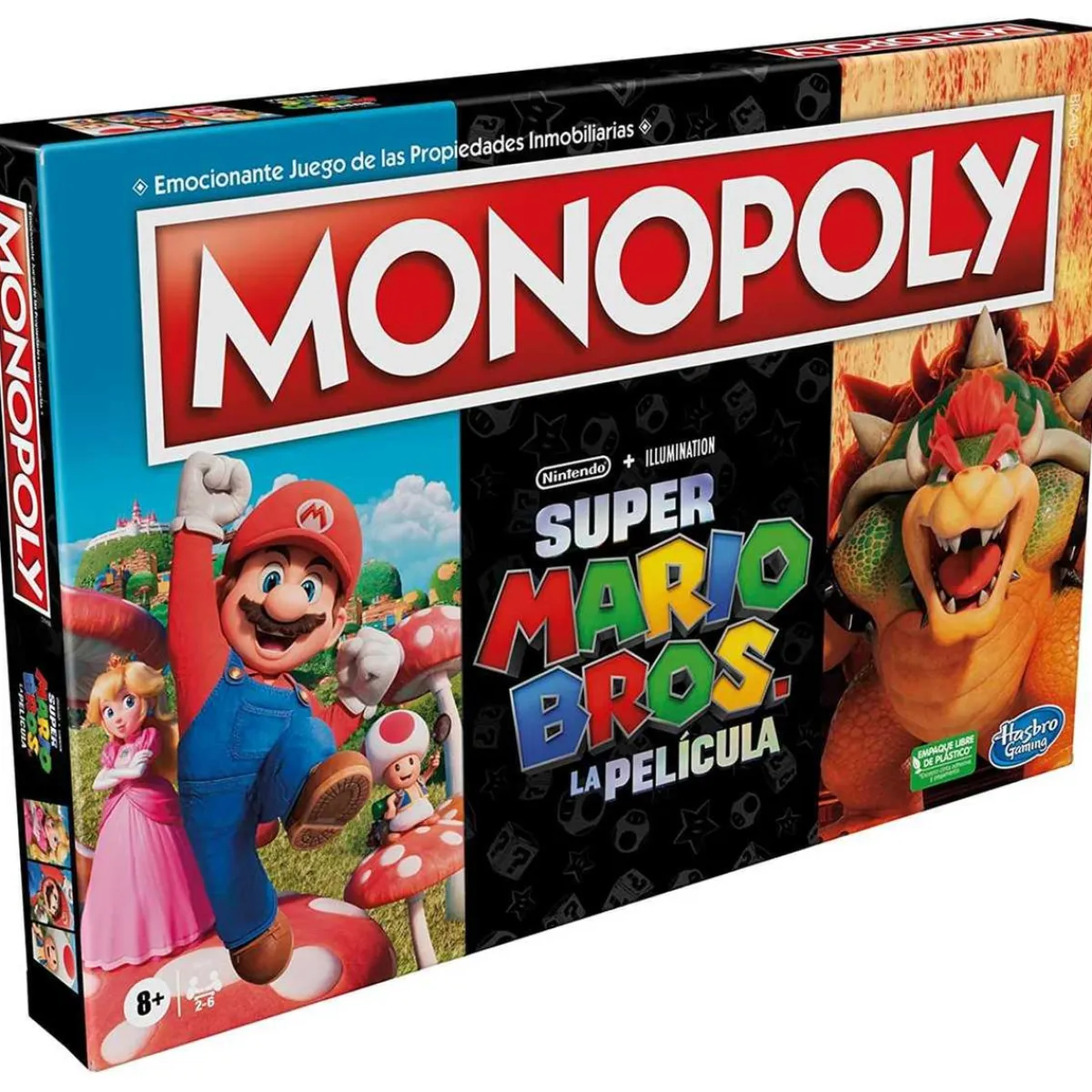 Hasbro - Super Mario - Monopoly edición película Super Mario Bros con token Bowser*TOYS "R" US Online