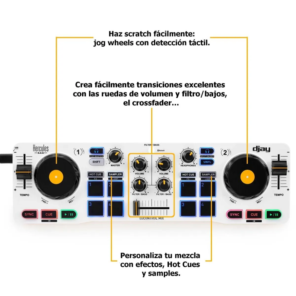 Hercules - Mesa mezclas DJControl Mix*TOYS "R" US Online