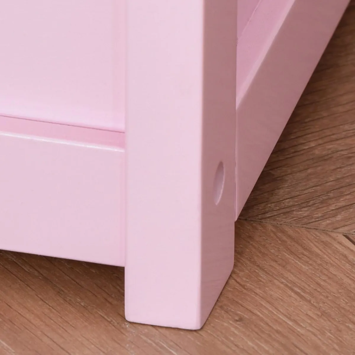 - Baúl para juguetes Madera Rosa Estilo De Vida