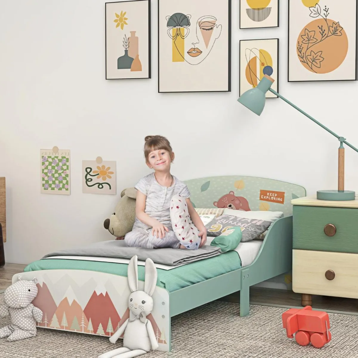 Outlet - Cama infantil Montañas Verde Estilo De Vida