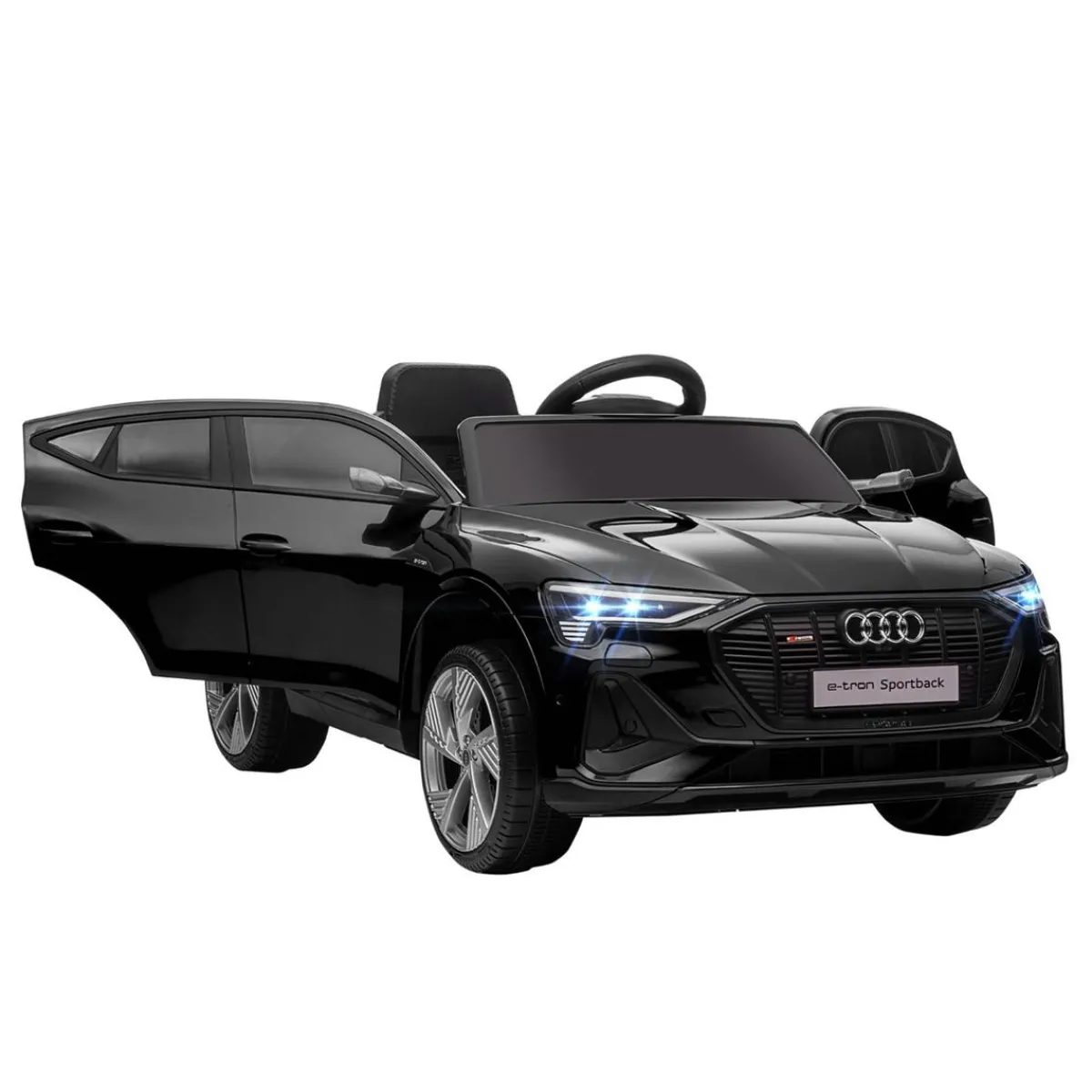 - Coche de batería Audi E-tron Negro*Homcom Best