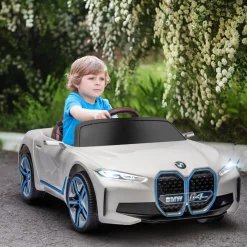 - Coche elécrico BMW i4 Blanco*Homcom Discount
